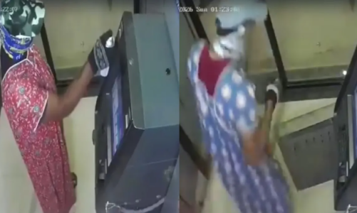 तेलंगाना में अनोखी ATM लूट, एंबुलेंस से पहुंचे बदमाश; नाइटी और मास्क पहनकर उड़ाई नकदी